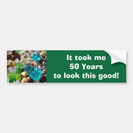 Leuke bumperstickers leeftijd 50 jaar oud (Voorkant)