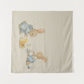 Leuke Bunny Beatrice spelen met speelgoed Wandkleed (Voorkant (horizontaal))