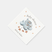 Leuke Bunny Clouds en Stars Baby shower Servet (Hoek)