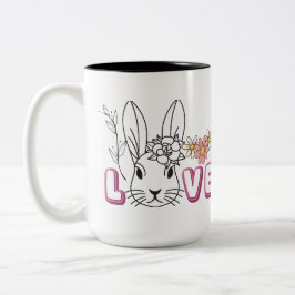 Leuke bunny love mok