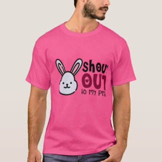 Leuke Bunny Shout Out Unisex T-shirt, Pasen Gift, T-shirt