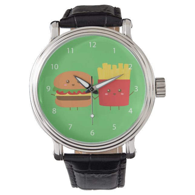 Leuke Burger en Fries, Vrienden voor altijd Horloge (Voorkant)