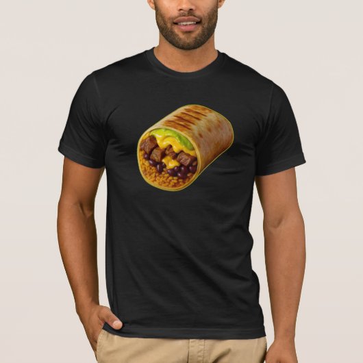 leuke burrito voor geliefden t-shirt (Voorkant)