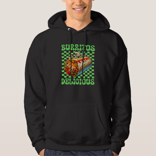 leuke burrito's leker ontwerp hoodie (Voorkant)
