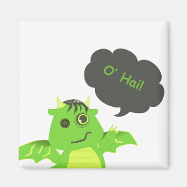Leuke Button Eyed Zombie Dragon Magneet