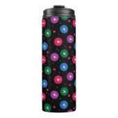 Leuke Buttonnen & Stippen Thermosbeker (Voorkant)