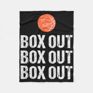 Leuke Bysketbyll Coach Box Out Quote Grunge Grafis Fleece Deken