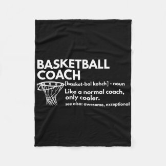 Leuke Bysketbyll Coach Definitie Coaching Gift Fleece Deken
