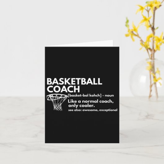 Leuke Bysketbyll Coach Definitie Coaching Gift Kaart (Gele Bloem)