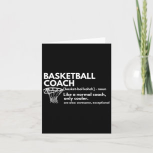 Leuke Bysketbyll Coach Definitie Coaching Gift Kaart