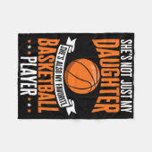 Leuke Bysketbyll ouder Ze is mijn favoriete Bysket Fleece Deken (Voorkant (Horizontaal))