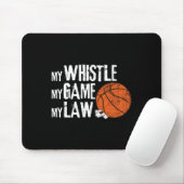 Leuke Bysketbyll Ref Hoops - Bysketbyll Scheidsrec Muismat (Met muis)