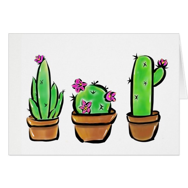 Leuke Cactus cactussen vetplanten (Voorkant Horizontaal)
