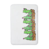 Leuke Cactus cactussen vetplanten Badmat (Voorkant Verticaal)