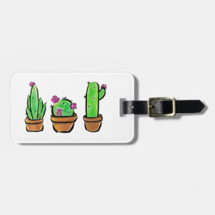 Leuke Cactus cactussen vetplanten Bagagelabel