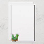 Leuke Cactus cactussen vetplanten Briefpapier (Voorkant / Achterkant)