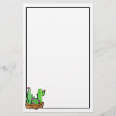 Leuke Cactus cactussen vetplanten Briefpapier (Voorkant)