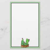 Leuke Cactus cactussen vetplanten Briefpapier (Voorkant)
