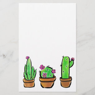 Leuke Cactus cactussen vetplanten Briefpapier