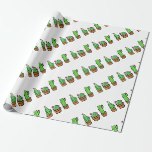 Leuke Cactus cactussen vetplanten Cadeaupapier