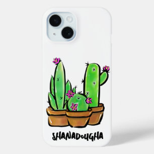 Leuke Cactus cactussen vetplanten iPhone 15 Case