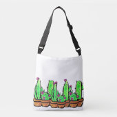 Leuke Cactus cactussen vetplanten Crossbody Tas (Voorkant)