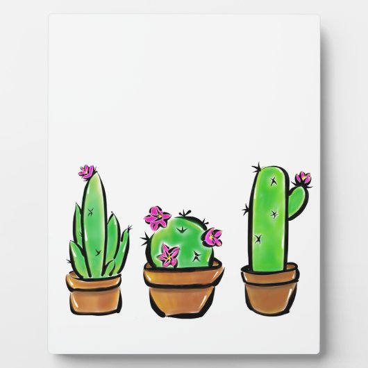 Leuke Cactus cactussen vetplanten Fotoplaat (Voorkant)