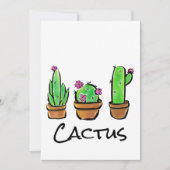 Leuke Cactus cactussen vetplanten Kaart (Voorkant)