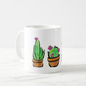 Leuke Cactus cactussen vetplanten Koffiemok (Voorkant links)