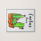 Leuke Cactus cactussen vetplanten Legpuzzel (Horizontaal)