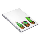 Leuke Cactus cactussen vetplanten Notitieboek (Rechterzijde)