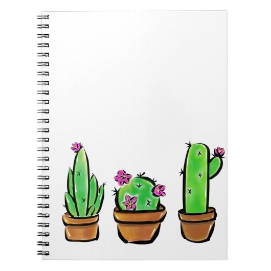 Leuke Cactus cactussen vetplanten Notitieboek (Voorkant)