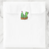 Leuke Cactus cactussen vetplanten Ronde Sticker (Tas)