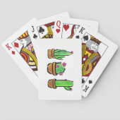 Leuke Cactus cactussen vetplanten Speelkaarten (Achterkant)