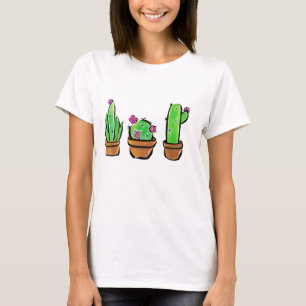 Leuke Cactus cactussen vetplanten T-shirt