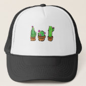 Leuke Cactus cactussen vetplanten Trucker Pet (Voorkant)