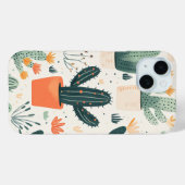 Leuke Cactus iPhone Hoesje (Achterkant (horizontaal))