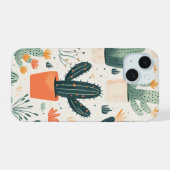 Leuke Cactus iPhone Hoesje 15 Case (Achterkant horizontaal)