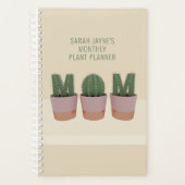 Leuke Cactus Moeder Aangepaste Sappig Plant Planne Planner (Voorkant)