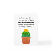 Leuke Cactus Plant Afbeelding Happy Birthday Greet