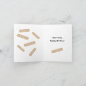 Leuke Cactus Plant Afbeelding Happy Birthday Greet Kaart (Binnen)