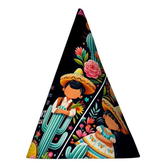 leuke cactus schattig uno taco eerste fiesta 1e ve feesthoedjes (Rechts)