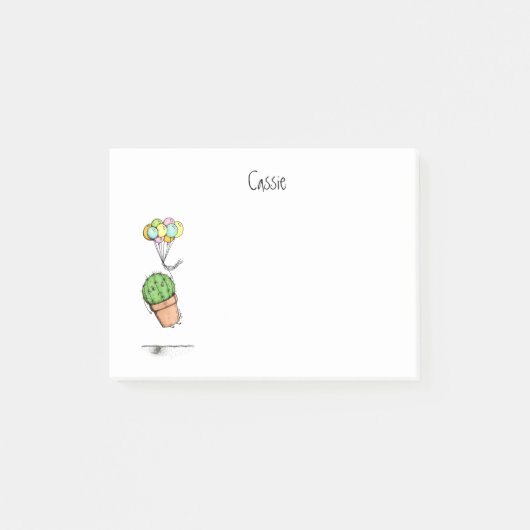 Leuke Cactus Sticky Notes (Voorkant)