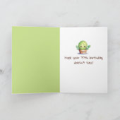 Leuke cactus voor 77e verjaardag kaart (Binnen)