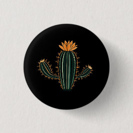 Leuke Cactus Woestijn Plant Ontwerp - Kleine Knop Ronde Button 3,2 Cm