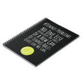 Leuke cadeaus voor tennissers Sportieve Cadeaus Notitieboek (Linkerzijde)