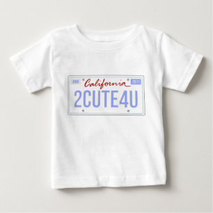Leuke Californië licentie shirt voor jongen gebore