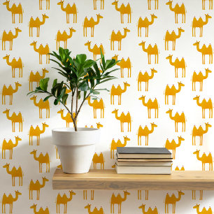Leuke Camel Art Behang