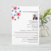 Leuke campagne politieke fondsenwerving kaart (Staand voorkant)