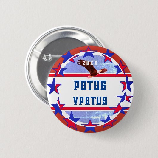 Leuke  Campagne Verkiezing POTUS Ronde Button 5,7 Cm (Voorkant /achterkant)